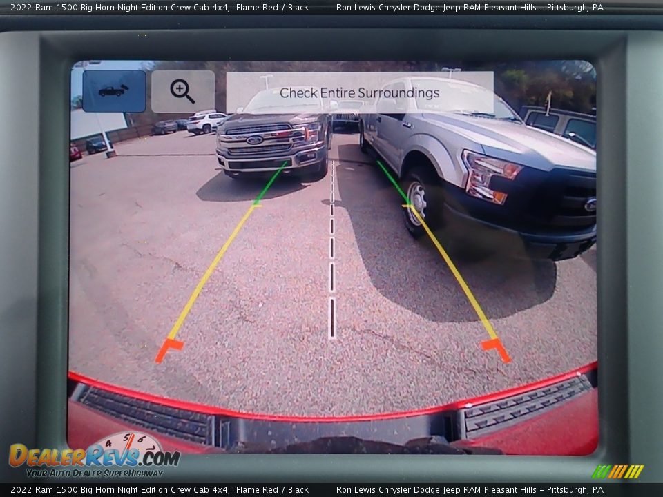 2022 Ram 1500 Big Horn Night Edition Crew Cab 4x4 Flame Red / Black Photo #19