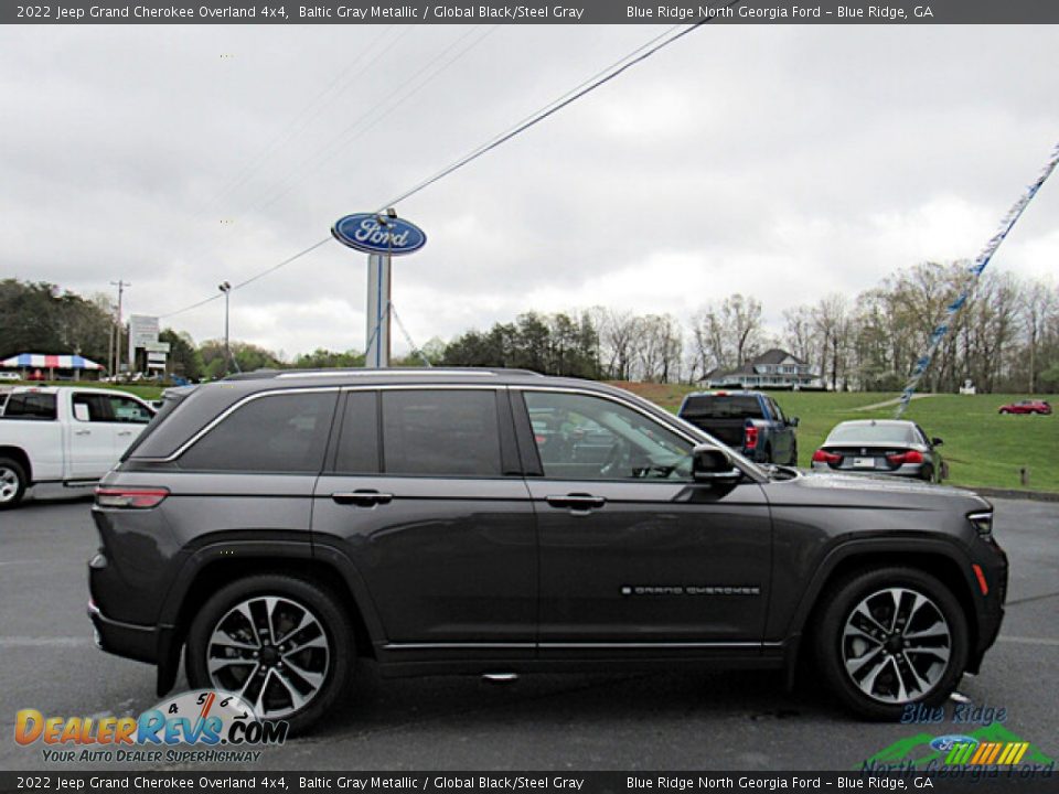 2022 Jeep Grand Cherokee Overland 4x4 Baltic Gray Metallic / Global Black/Steel Gray Photo #6