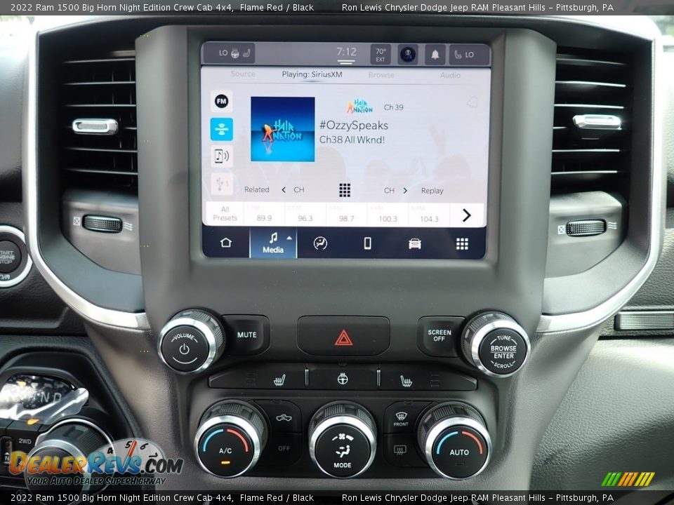 Controls of 2022 Ram 1500 Big Horn Night Edition Crew Cab 4x4 Photo #20