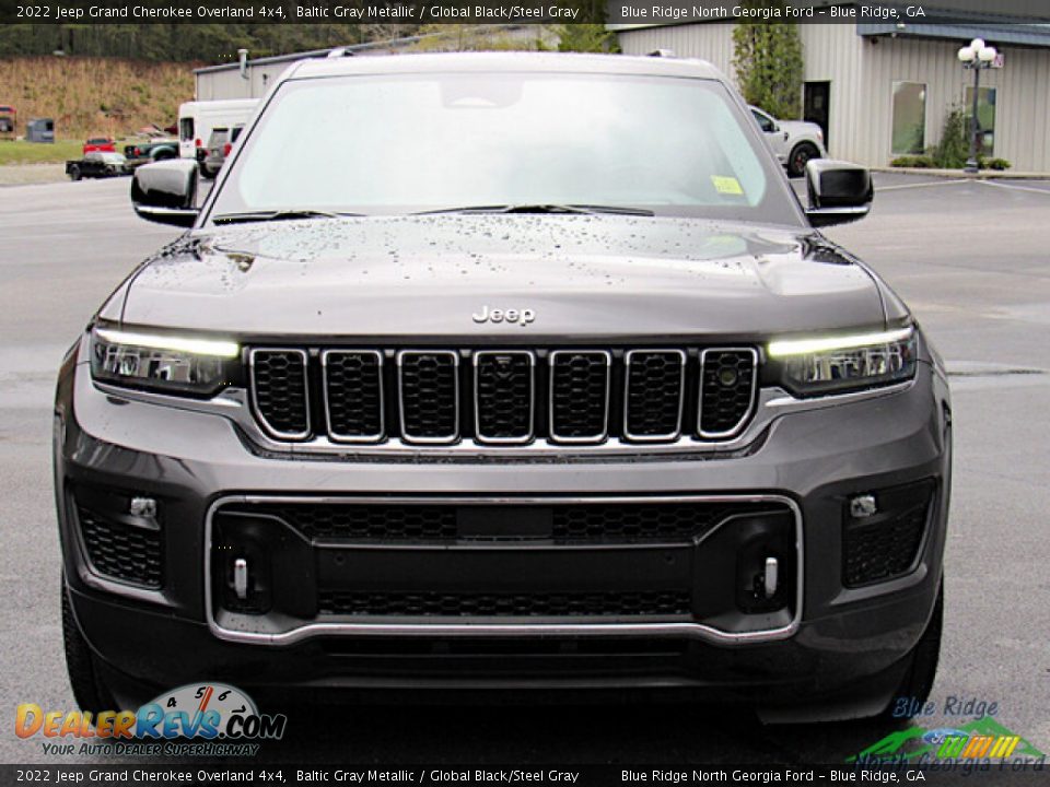 2022 Jeep Grand Cherokee Overland 4x4 Baltic Gray Metallic / Global Black/Steel Gray Photo #8