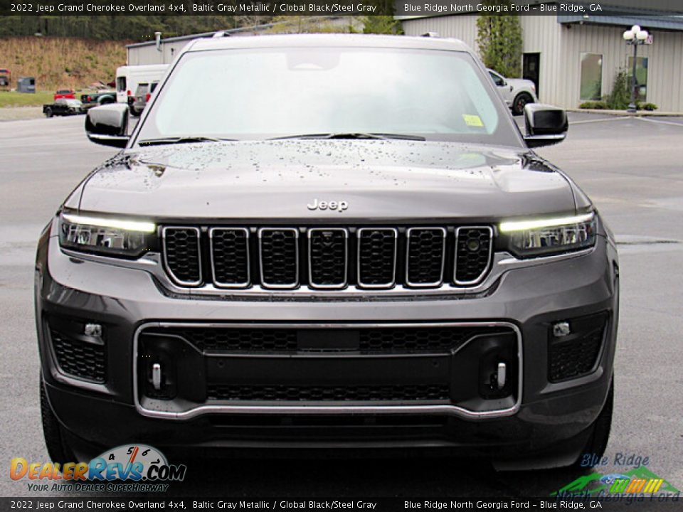 2022 Jeep Grand Cherokee Overland 4x4 Baltic Gray Metallic / Global Black/Steel Gray Photo #8