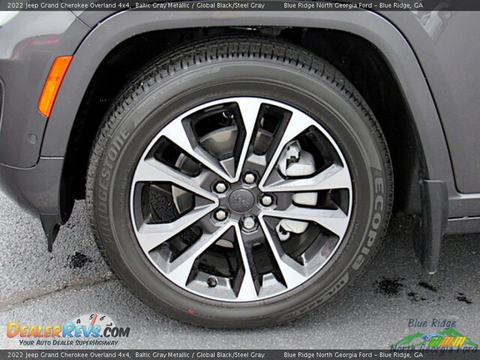2022 Jeep Grand Cherokee Overland 4x4 Baltic Gray Metallic / Global Black/Steel Gray Photo #9