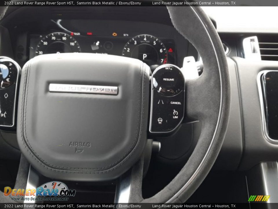 2022 Land Rover Range Rover Sport HST Santorini Black Metallic / Ebony/Ebony Photo #18