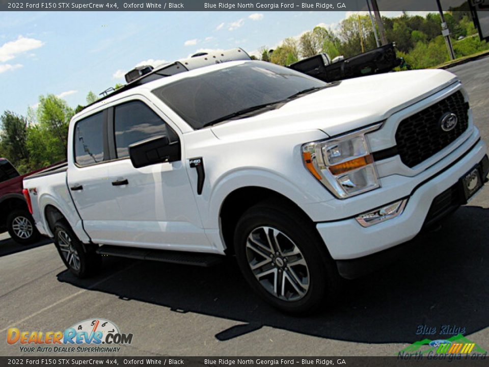 2022 Ford F150 STX SuperCrew 4x4 Oxford White / Black Photo #25