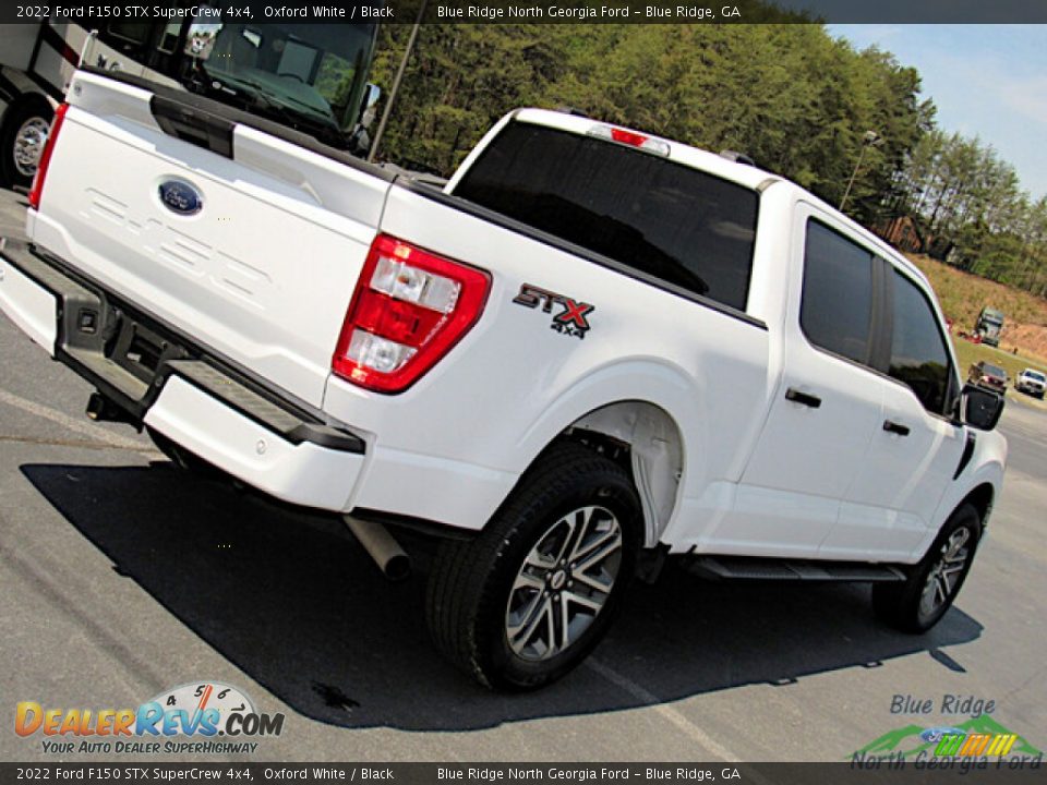 2022 Ford F150 STX SuperCrew 4x4 Oxford White / Black Photo #26