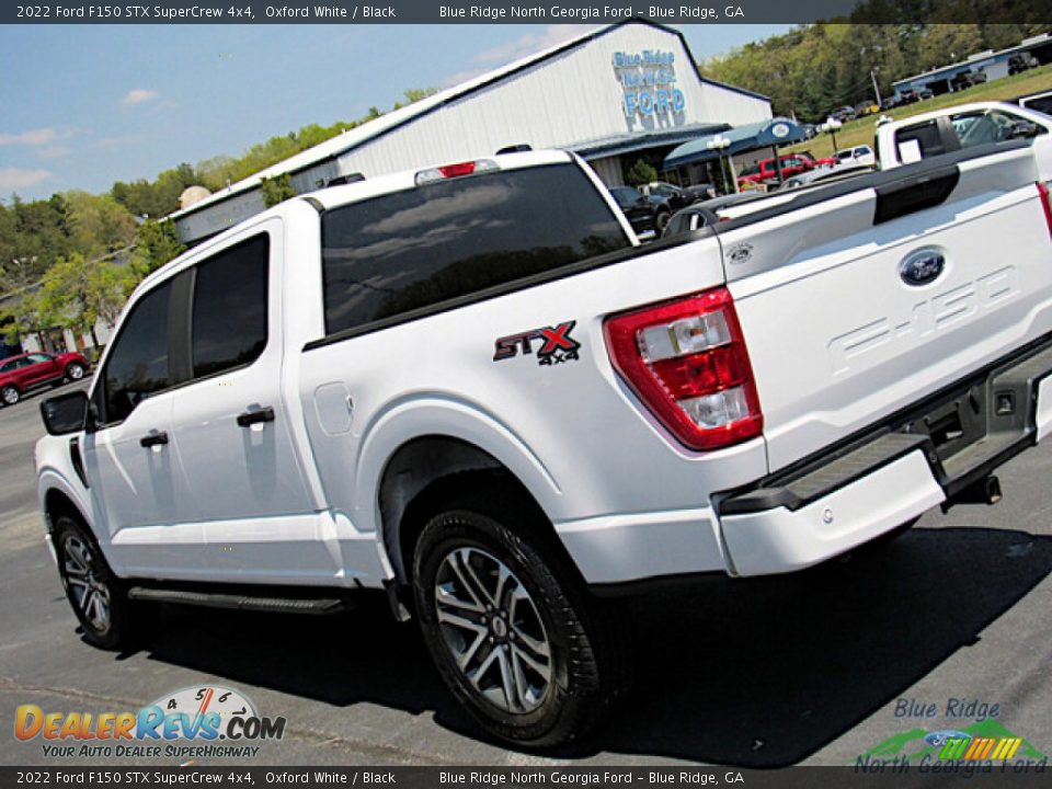 2022 Ford F150 STX SuperCrew 4x4 Oxford White / Black Photo #27