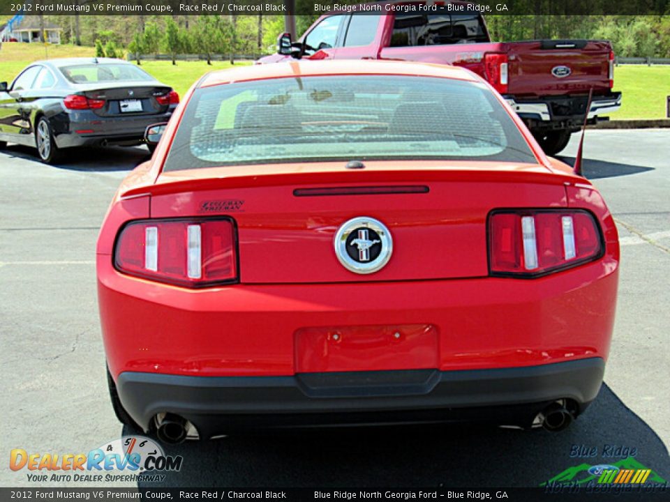 2012 Ford Mustang V6 Premium Coupe Race Red / Charcoal Black Photo #4