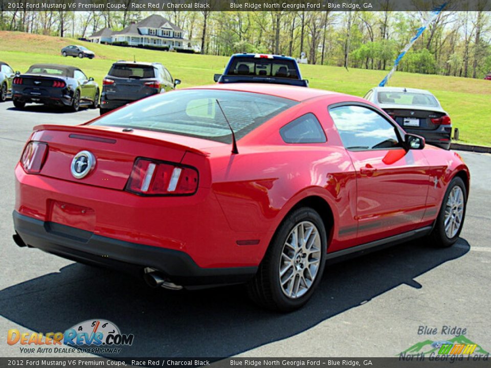 2012 Ford Mustang V6 Premium Coupe Race Red / Charcoal Black Photo #5