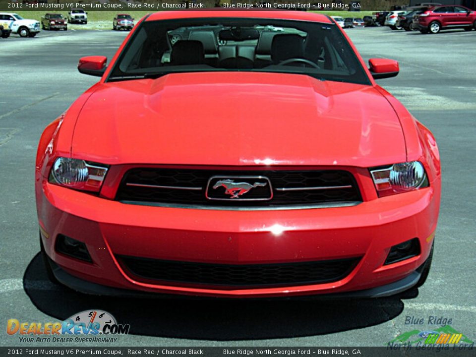 2012 Ford Mustang V6 Premium Coupe Race Red / Charcoal Black Photo #8