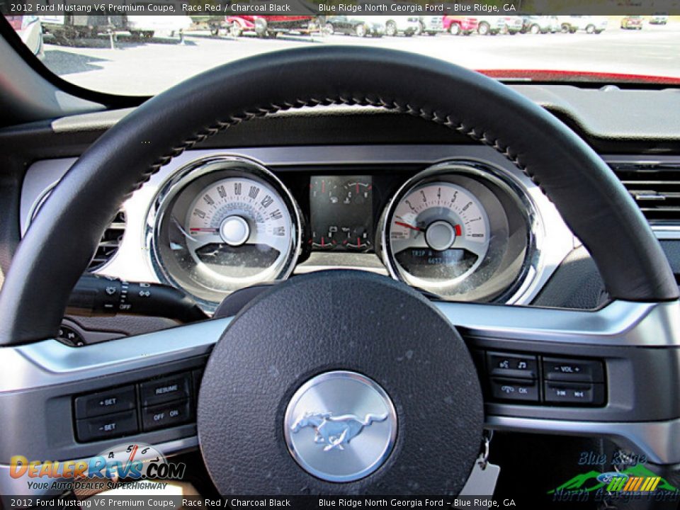 2012 Ford Mustang V6 Premium Coupe Race Red / Charcoal Black Photo #16