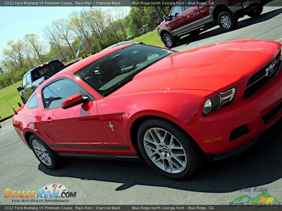 2012 Ford Mustang V6 Premium Coupe Race Red / Charcoal Black Photo #23