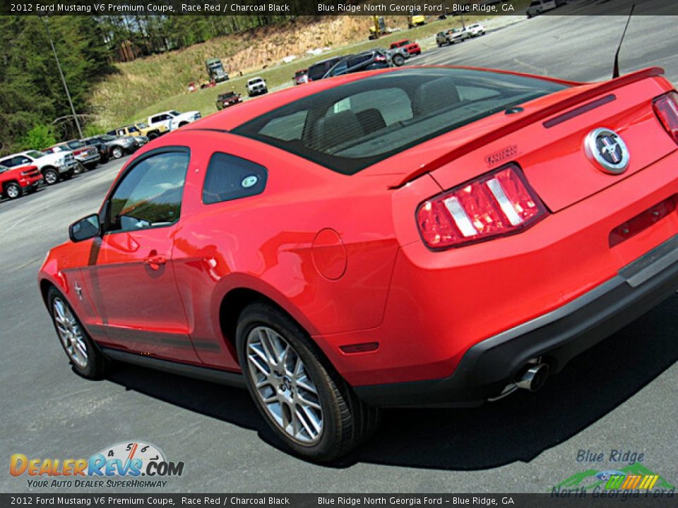 2012 Ford Mustang V6 Premium Coupe Race Red / Charcoal Black Photo #25