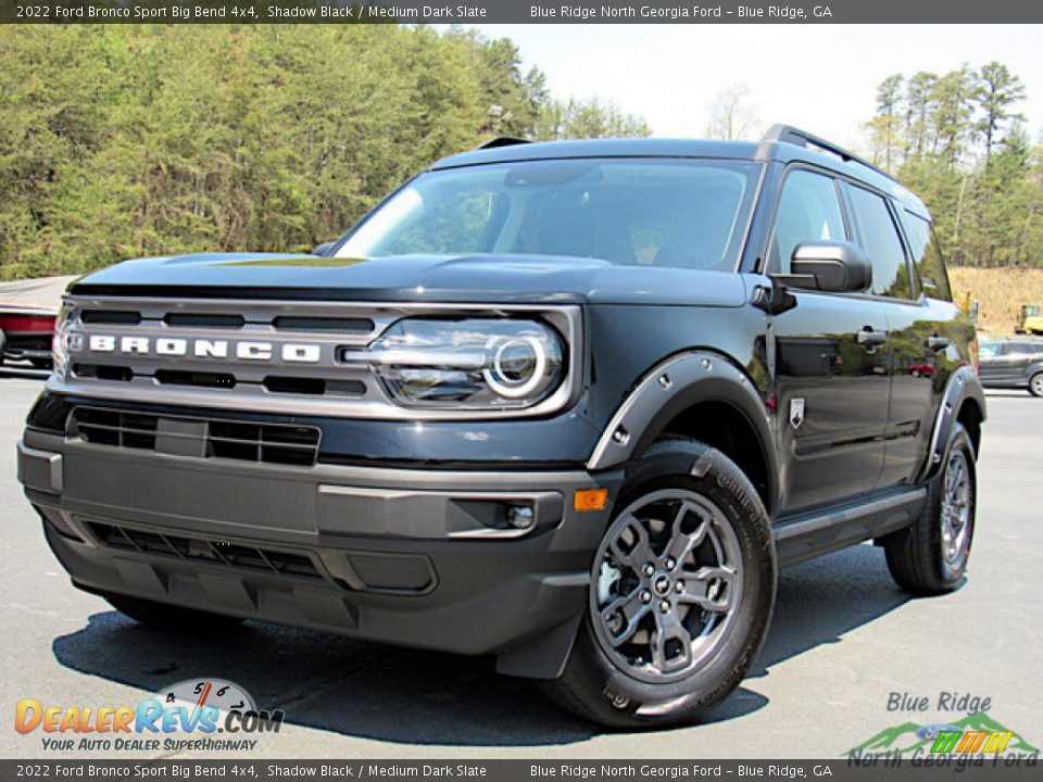 2022 Ford Bronco Sport Big Bend 4x4 Shadow Black / Medium Dark Slate Photo #1