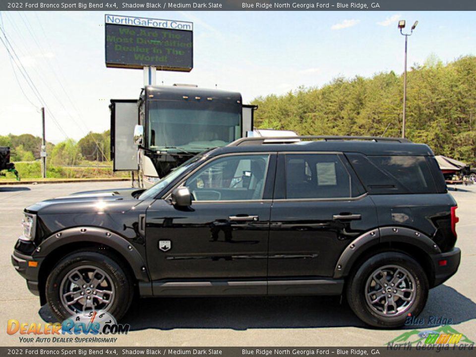 2022 Ford Bronco Sport Big Bend 4x4 Shadow Black / Medium Dark Slate Photo #2