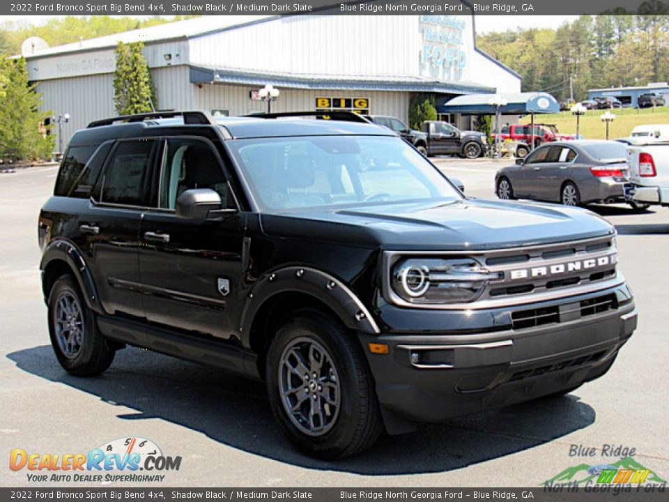 2022 Ford Bronco Sport Big Bend 4x4 Shadow Black / Medium Dark Slate Photo #7