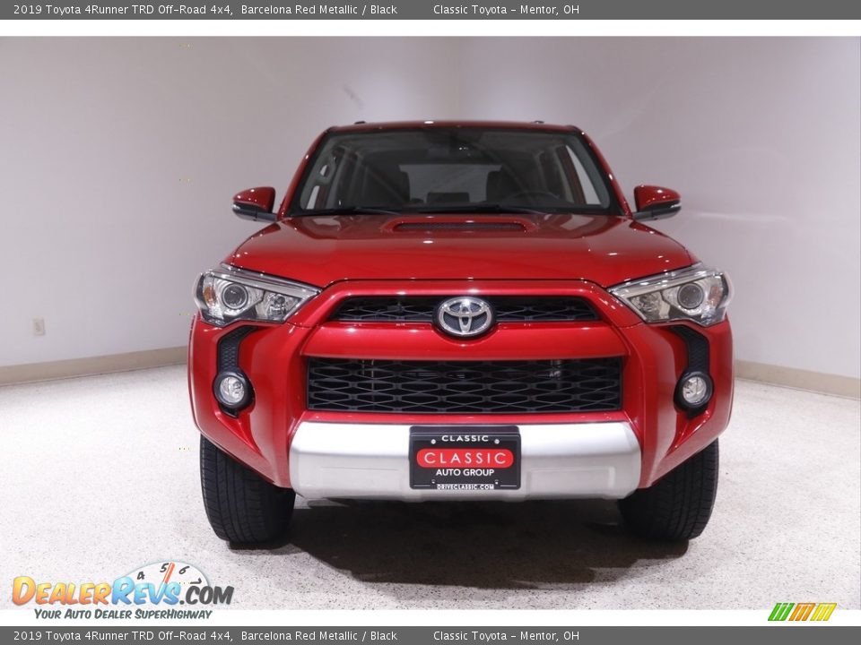 2019 Toyota 4Runner TRD Off-Road 4x4 Barcelona Red Metallic / Black Photo #2