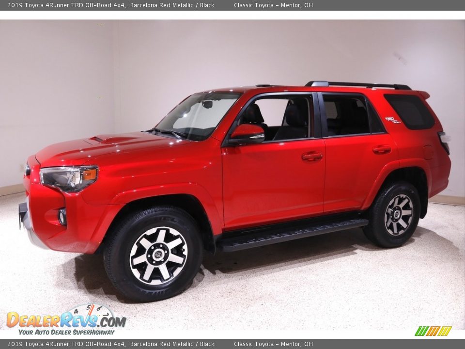 2019 Toyota 4Runner TRD Off-Road 4x4 Barcelona Red Metallic / Black Photo #3