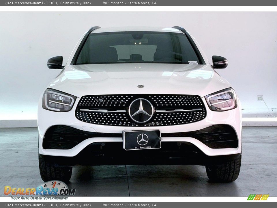 2021 Mercedes-Benz GLC 300 Polar White / Black Photo #2