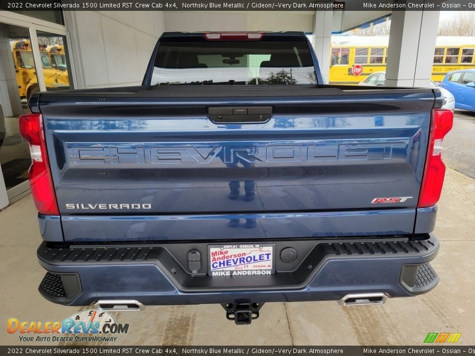 2022 Chevrolet Silverado 1500 Limited RST Crew Cab 4x4 Northsky Blue Metallic / Gideon/­Very Dark Atmosphere Photo #5