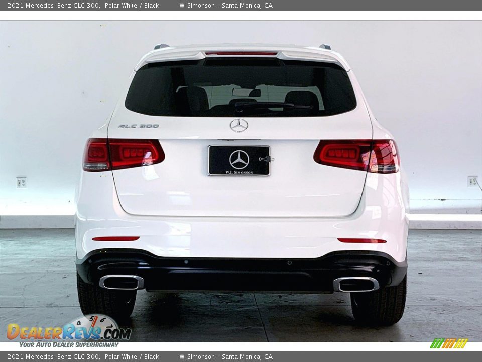 2021 Mercedes-Benz GLC 300 Polar White / Black Photo #3