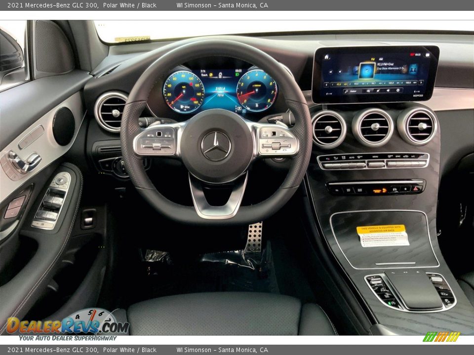2021 Mercedes-Benz GLC 300 Polar White / Black Photo #4