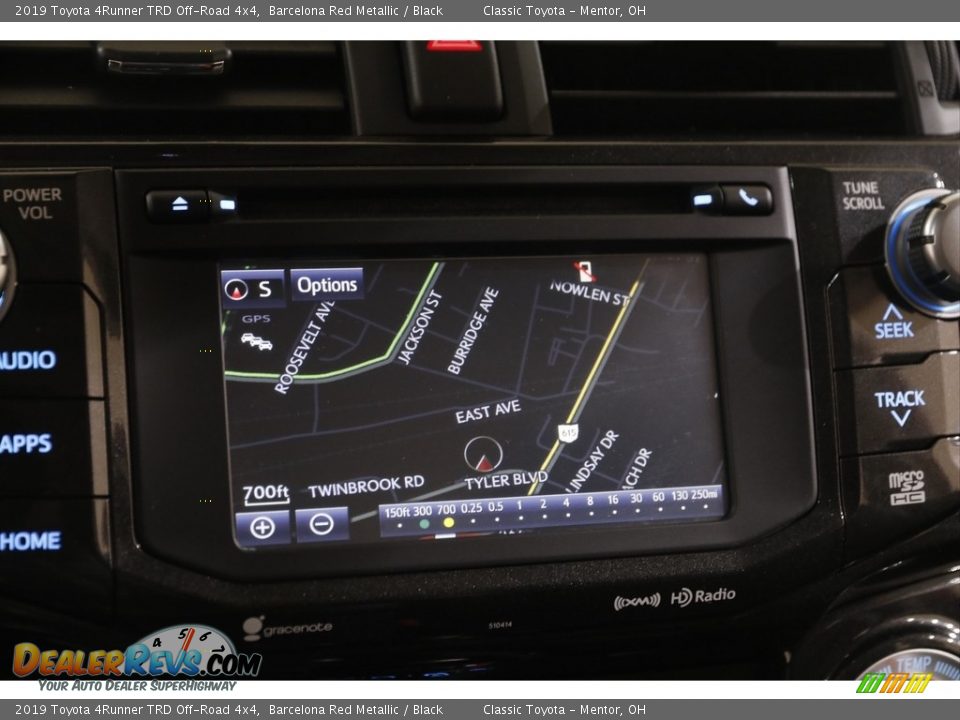 2019 Toyota 4Runner TRD Off-Road 4x4 Barcelona Red Metallic / Black Photo #11