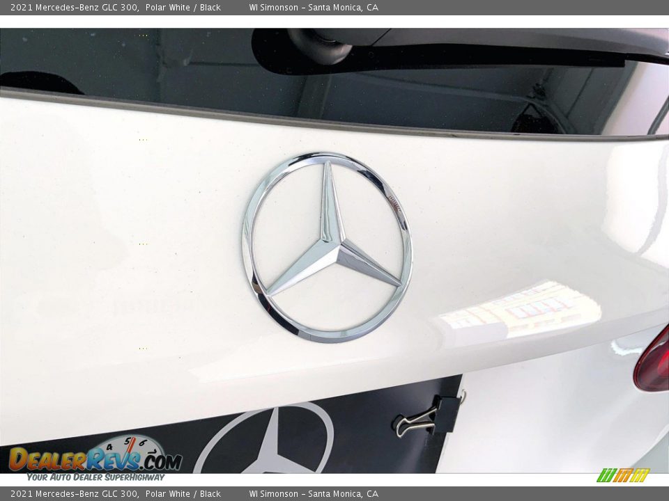 2021 Mercedes-Benz GLC 300 Polar White / Black Photo #7
