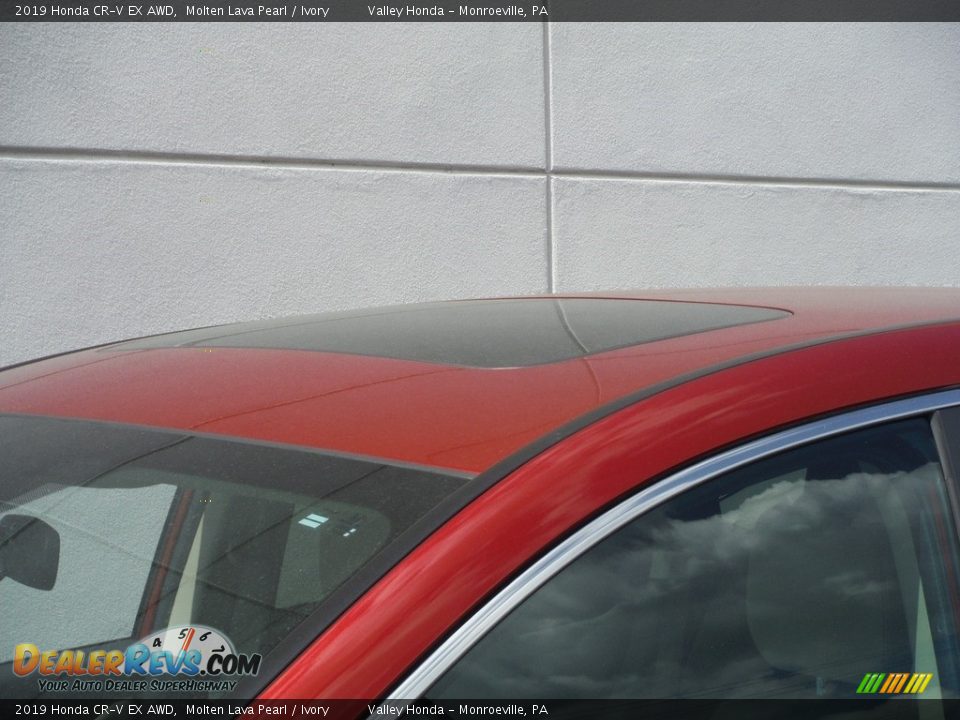 2019 Honda CR-V EX AWD Molten Lava Pearl / Ivory Photo #3