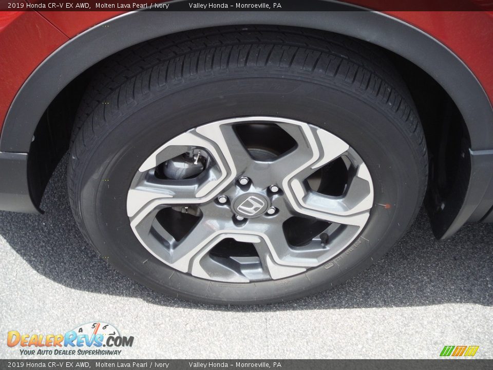 2019 Honda CR-V EX AWD Molten Lava Pearl / Ivory Photo #4