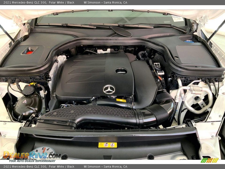 2021 Mercedes-Benz GLC 300 Polar White / Black Photo #9