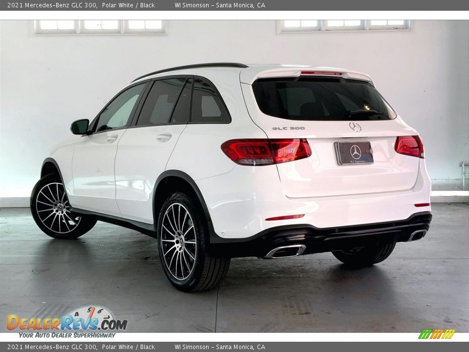 2021 Mercedes-Benz GLC 300 Polar White / Black Photo #10