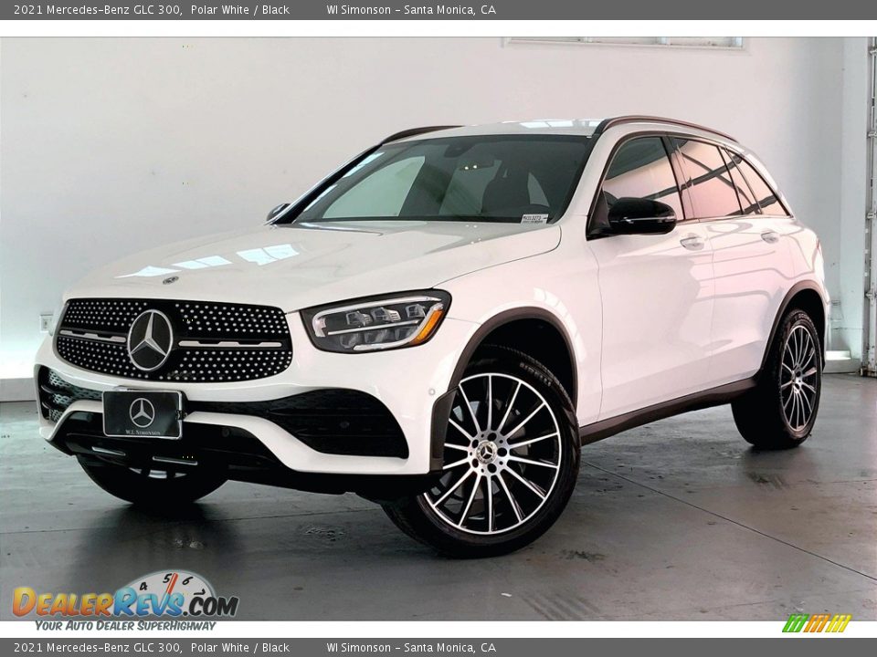 2021 Mercedes-Benz GLC 300 Polar White / Black Photo #12
