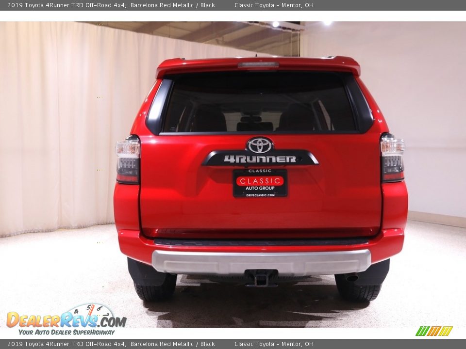 2019 Toyota 4Runner TRD Off-Road 4x4 Barcelona Red Metallic / Black Photo #20