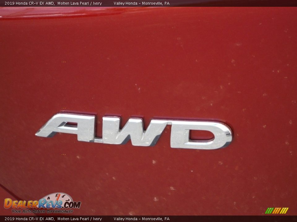 2019 Honda CR-V EX AWD Molten Lava Pearl / Ivory Photo #9