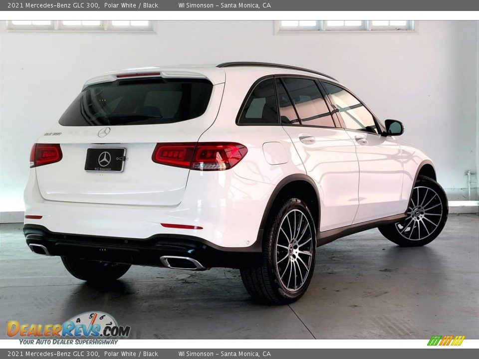 2021 Mercedes-Benz GLC 300 Polar White / Black Photo #13