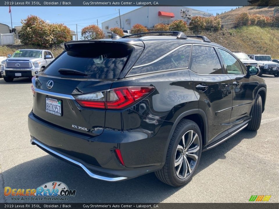 2019 Lexus RX 350L Obsidian / Black Photo #6