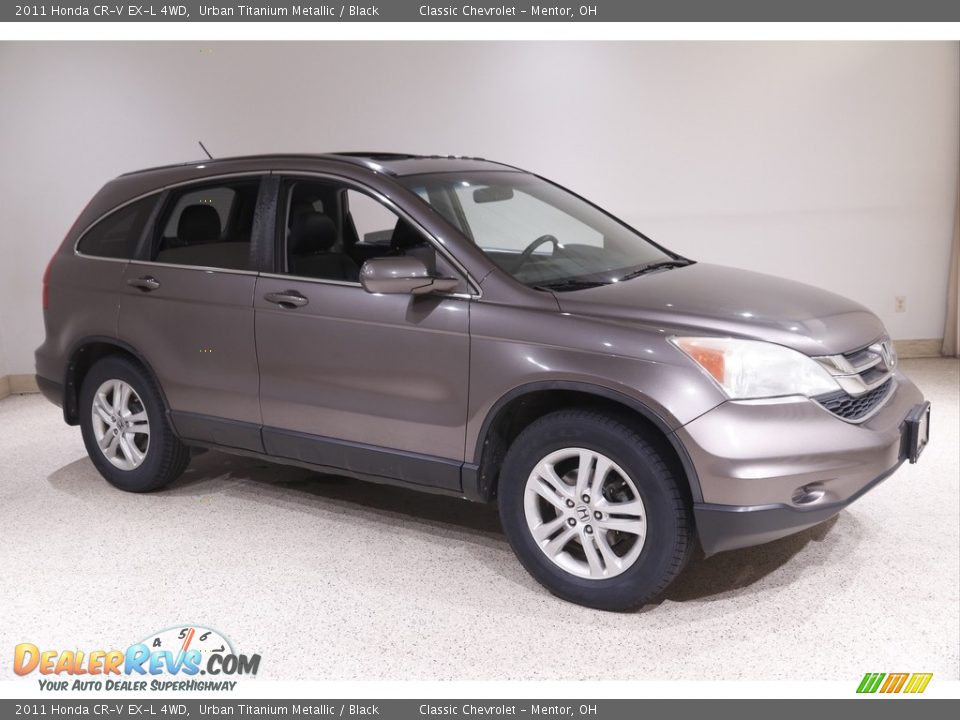 2011 Honda CR-V EX-L 4WD Urban Titanium Metallic / Black Photo #1