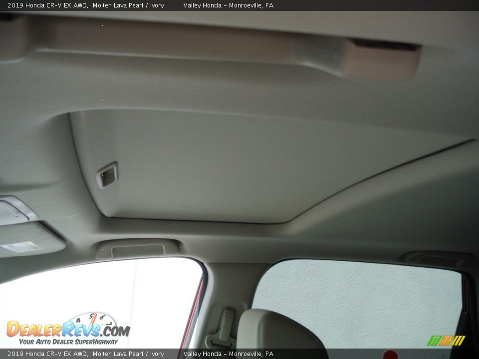 2019 Honda CR-V EX AWD Molten Lava Pearl / Ivory Photo #11