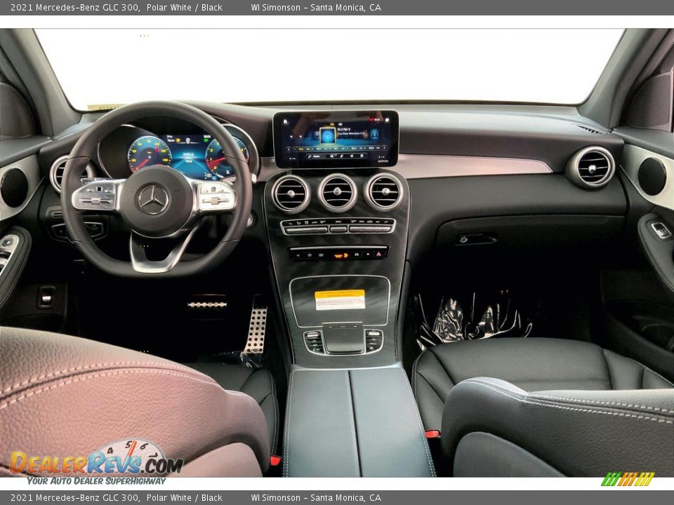 2021 Mercedes-Benz GLC 300 Polar White / Black Photo #15