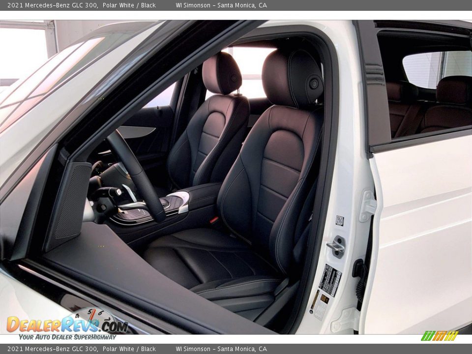 2021 Mercedes-Benz GLC 300 Polar White / Black Photo #18