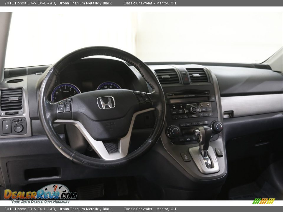 2011 Honda CR-V EX-L 4WD Urban Titanium Metallic / Black Photo #6