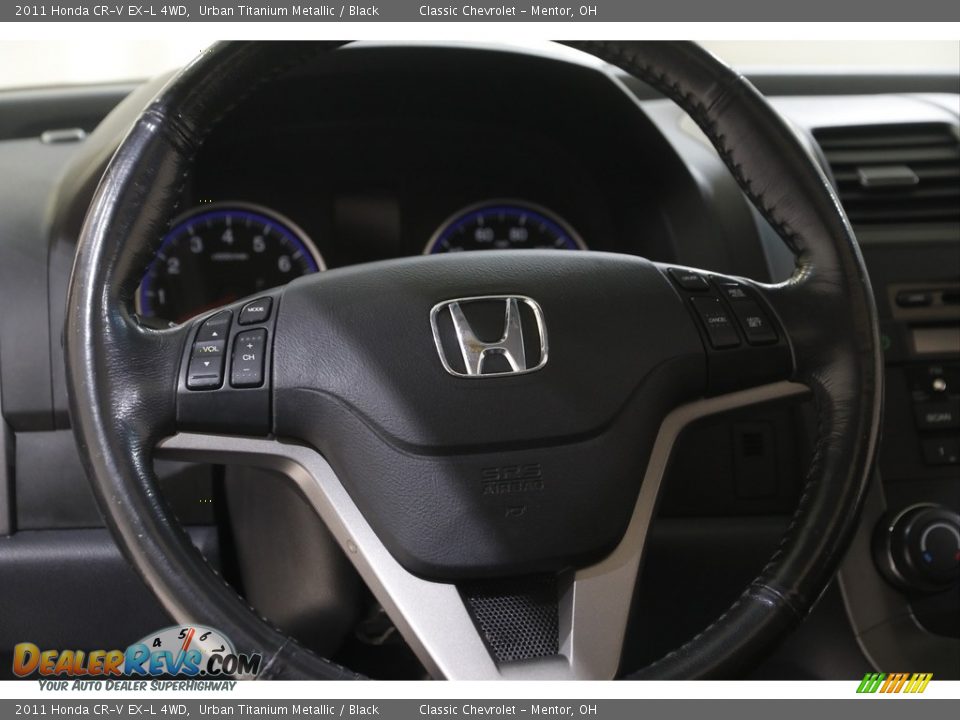 2011 Honda CR-V EX-L 4WD Urban Titanium Metallic / Black Photo #7