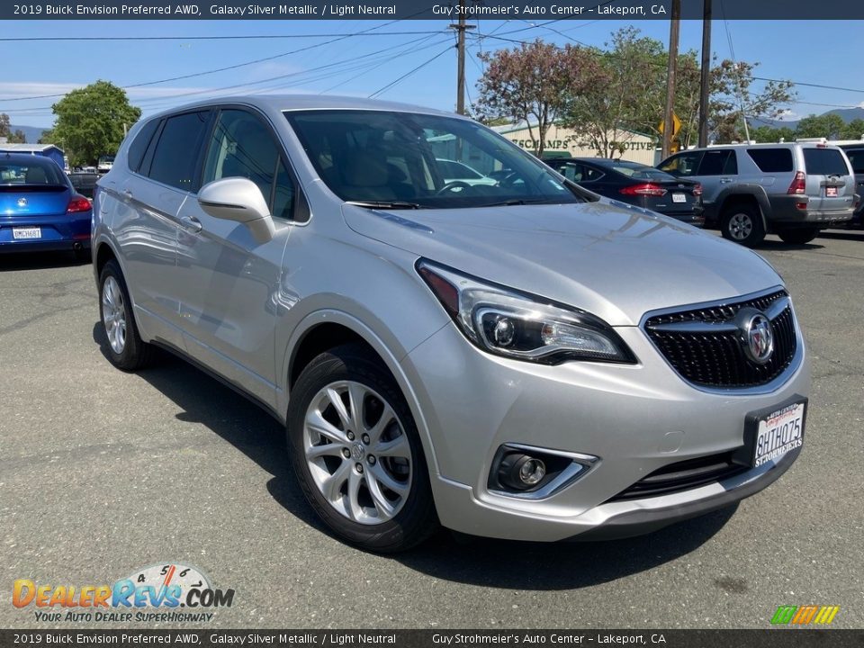 2019 Buick Envision Preferred AWD Galaxy Silver Metallic / Light Neutral Photo #1