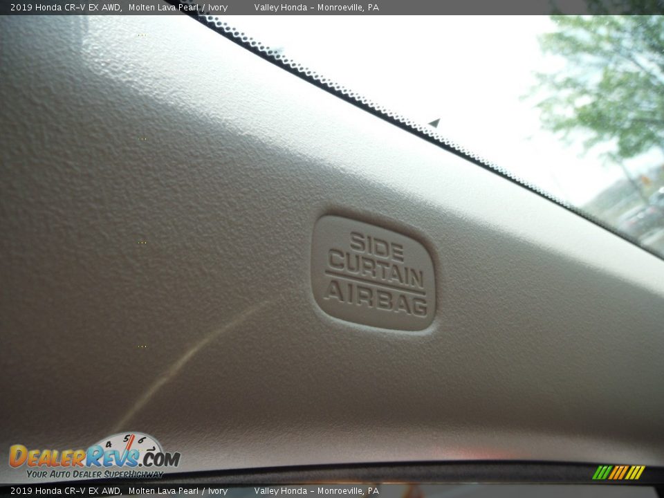 2019 Honda CR-V EX AWD Molten Lava Pearl / Ivory Photo #17