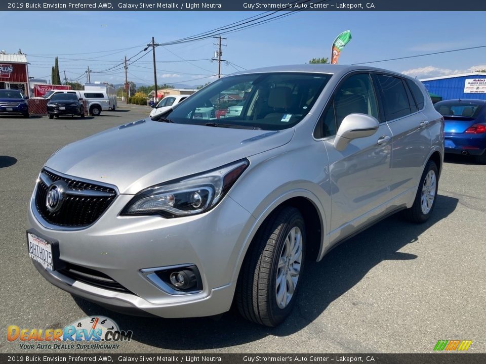 2019 Buick Envision Preferred AWD Galaxy Silver Metallic / Light Neutral Photo #3