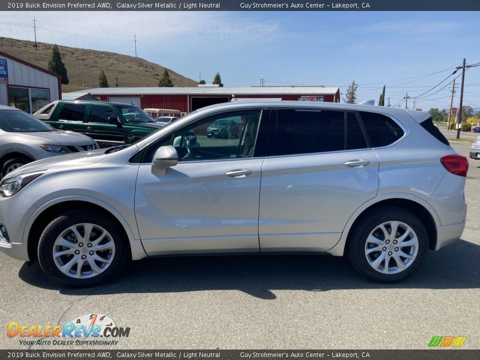 2019 Buick Envision Preferred AWD Galaxy Silver Metallic / Light Neutral Photo #4