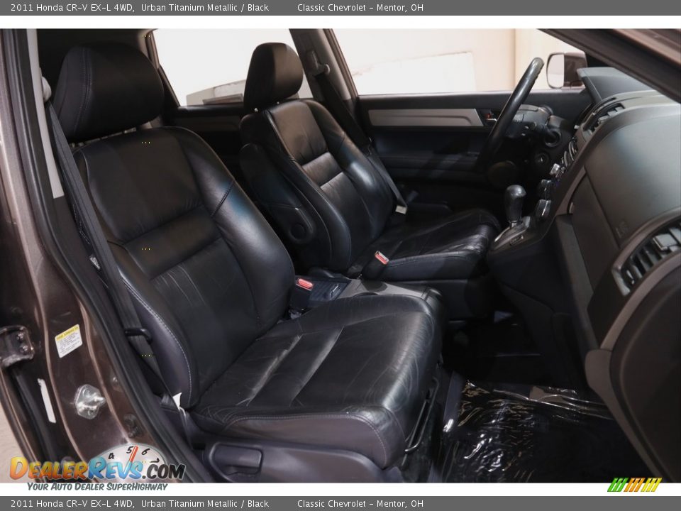 2011 Honda CR-V EX-L 4WD Urban Titanium Metallic / Black Photo #12