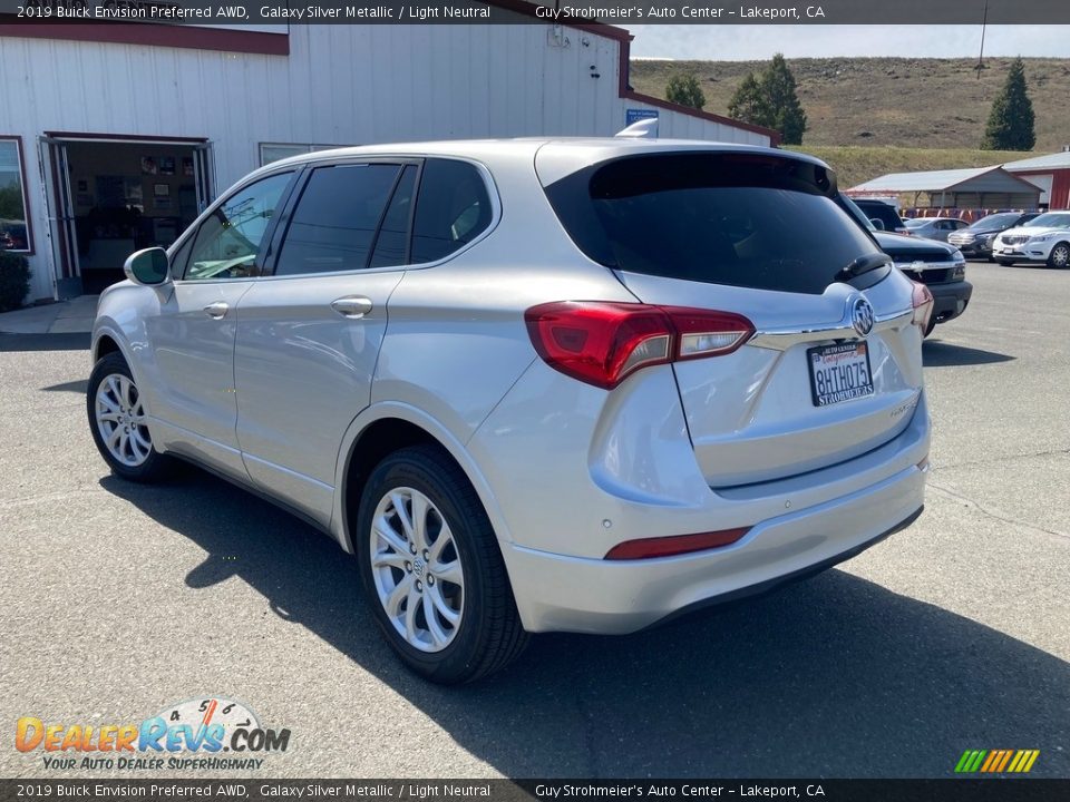 2019 Buick Envision Preferred AWD Galaxy Silver Metallic / Light Neutral Photo #5