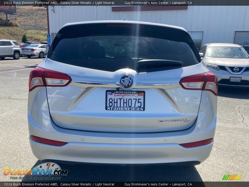 2019 Buick Envision Preferred AWD Galaxy Silver Metallic / Light Neutral Photo #6