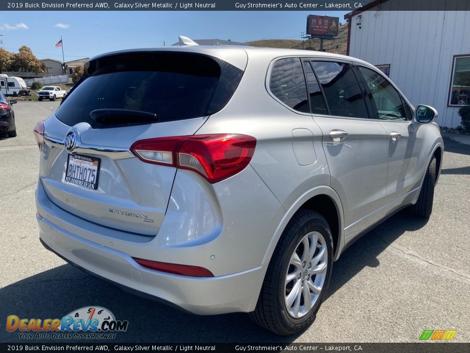 2019 Buick Envision Preferred AWD Galaxy Silver Metallic / Light Neutral Photo #7